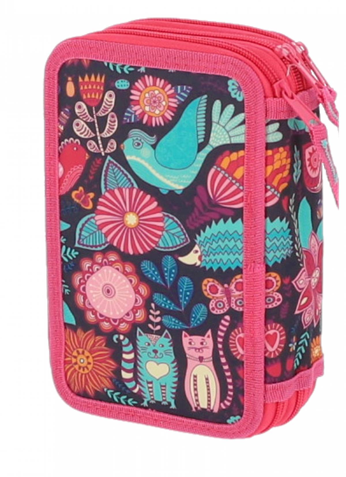 Penar SF 3fermoare 33piese Roz Flori